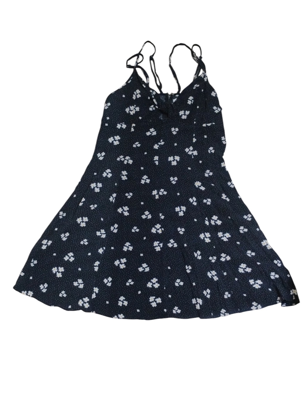 American Eagle Outfitters Black Floral Mini Dress SZ 8